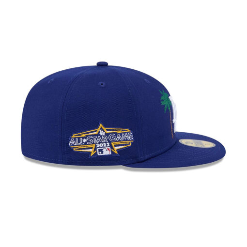 Los Angeles Dodgers State Outline Fitted Cap in Royal