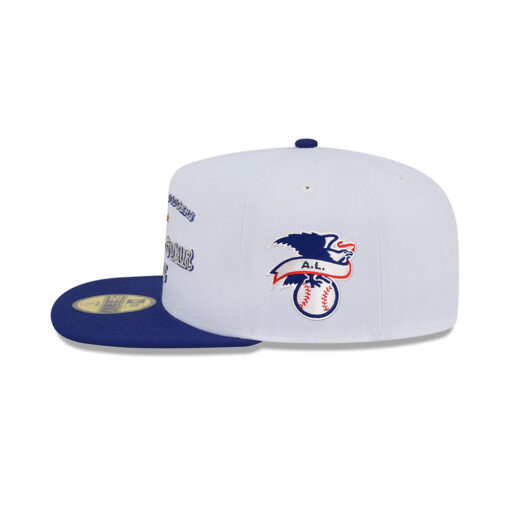 Los Angeles Dodgers Summer Derby Fitted Cap in White