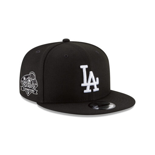 Los Angeles Dodgers World Series Champions Snapback Cap in Black
