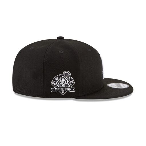 Los Angeles Dodgers World Series Champions Snapback Cap in Black