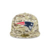 New England Patriots 2025 Salute to Service Fan Gear Fitted Cap