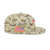 New England Patriots 2025 Salute to Service Fan Gear Fitted Cap