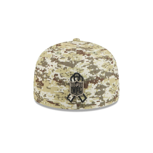 New England Patriots 2025 Salute to Service Fan Gear Fitted Cap
