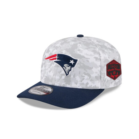 New England Patriots 2025 Salute to Service Fan Gear Stretch-Snap Cap