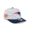 New England Patriots 2025 Salute to Service Fan Gear Stretch-Snap Cap