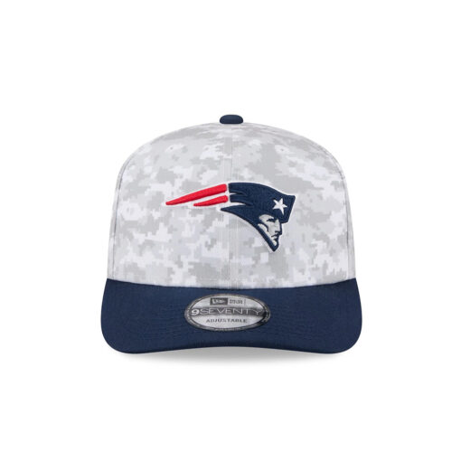 New England Patriots 2025 Salute to Service Fan Gear Stretch-Snap Cap