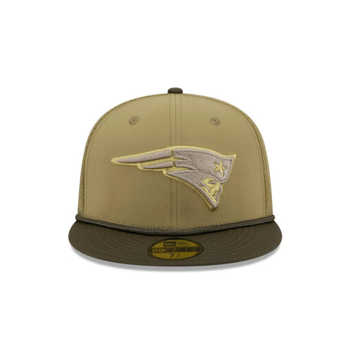New England Patriots 2025 Salute to Service Fitted Cap