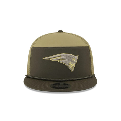 New England Patriots 2025 Salute to Service Split Panel Trucker Cap New England Patriots 2025 Salute to Service Split Panel Trucker Cap