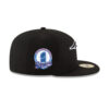 New England Patriots Black and White Fitted Cap in Black and White