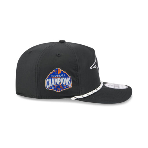 New England Patriots Black and White Rope Snapback Cap in Black and White New England Patriots Black and White Rope Snapback Cap in Black and White