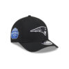 New England Patriots Black and White Snapback Cap in Black and White