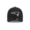 New England Patriots Black and White Snapback Cap in Black and White