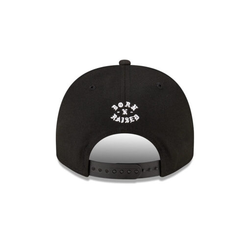 New England Patriots Born x Raised Script Snapback Cap in Black New England Patriots Born x Raised Script Snapback Cap in Black