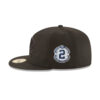 New England Patriots Fitted Cap in Black on Black