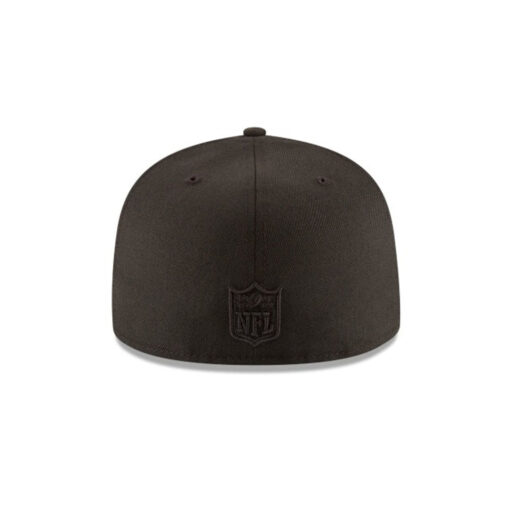New England Patriots Fitted Cap on Black