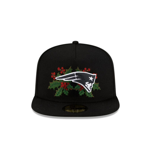 New England Patriots Holiday Fitted Cap