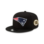 New England Patriots Snapback Cap in Black