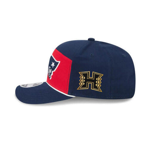 New England Patriots Split Panel Stretch-Snap Cap