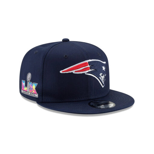 New England Patriots Super Bowl LX Participation Side Patch Snapback Cap