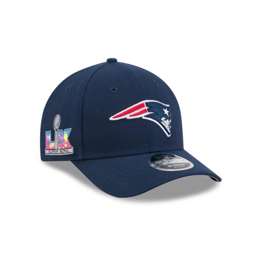 New England Patriots Super Bowl LX Participation Side Patch Snapback Cap
