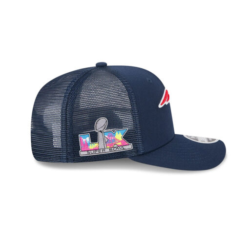 New England Patriots Super Bowl LX Participation Side Patch Trucker Cap New England Patriots Super Bowl LX Participation Side Patch Trucker Cap