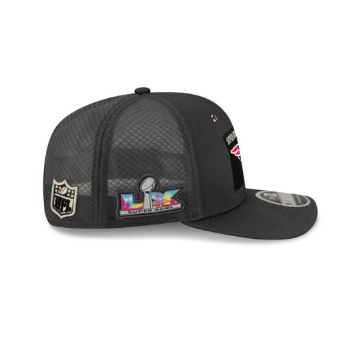 New England Patriots Super Bowl LX Sideline Trucker Cap New England Patriots Super Bowl LX Sideline Trucker Cap