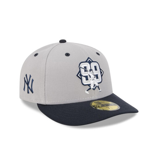 New York Yankees Aaron Judge Number Fitted Cap in Gray New York Yankees Aaron Judge Number Fitted Cap in Gray