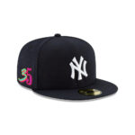 New York Yankees Bellinger Side Patch Fitted Cap in Black