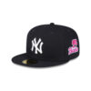 New York Yankees Bellinger Side Patch Fitted Cap in Black
