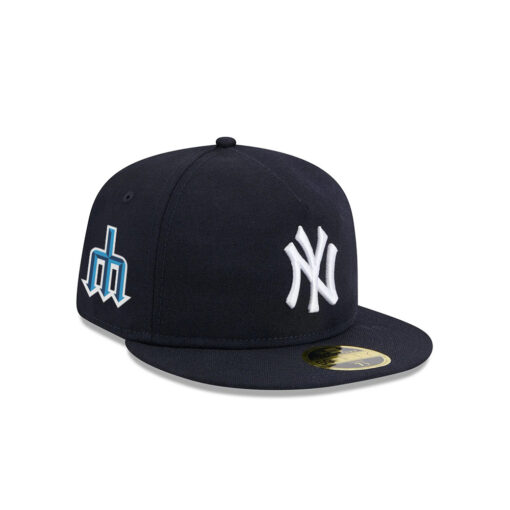 New York Yankees Boho Wool Fitted Cap in Black