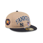 New York Yankees Camel Retro Crown Fitted Cap in Brown
