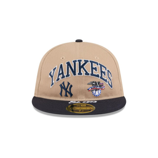 New York Yankees Camel Retro Crown Fitted Cap in Brown New York Yankees Camel Retro Crown Fitted Cap in Brown