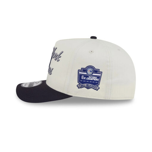 New York Yankees Chainstitch Snapback in Cream
