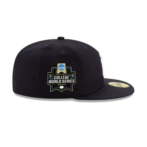 New York Yankees Championship Side Patch Fitted Cap in Black