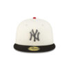 New York Yankees Chrome White Fitted Cap