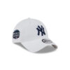New York Yankees Clean Logo Adjustable Cap in White