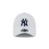 New York Yankees Clean Logo Adjustable Cap in White