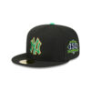 New York Yankees Clover Patch Fitted Cap in Black