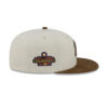 New York Yankees Corduroy Chrome Fitted Cap in Cream