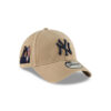 New York Yankees Core Classic Adjustable Cap in Khaki