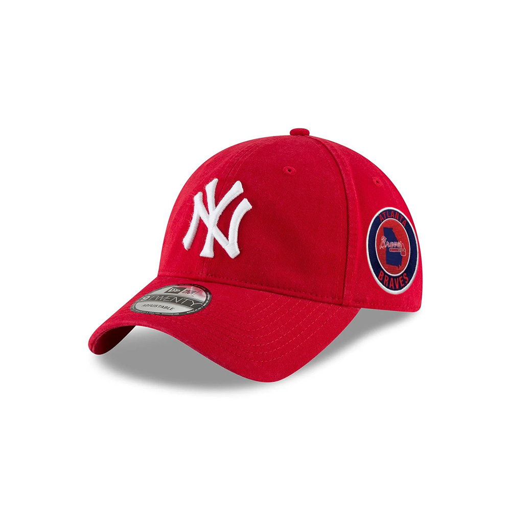 New York Yankees Core Classic Adjustable Cap in Red New York Yankees Core Classic Adjustable Cap in Red