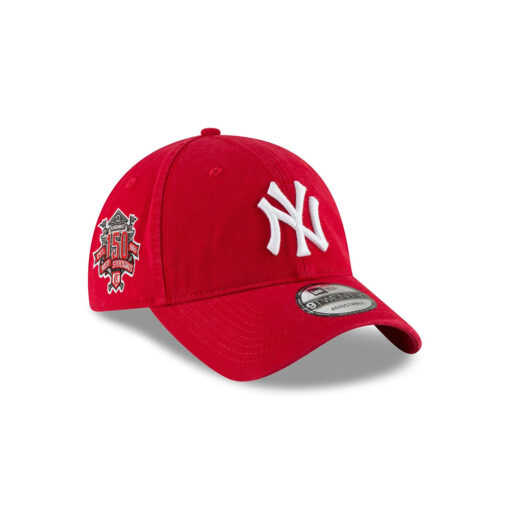 New York Yankees Core Classic Adjustable Cap in Red New York Yankees Core Classic Adjustable Cap in Red