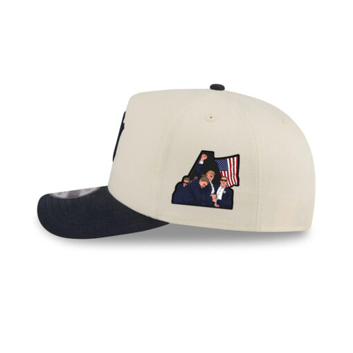 New York Yankees Cotton Brush Snapback in Cream New York Yankees Cotton Brush Snapback in Cream