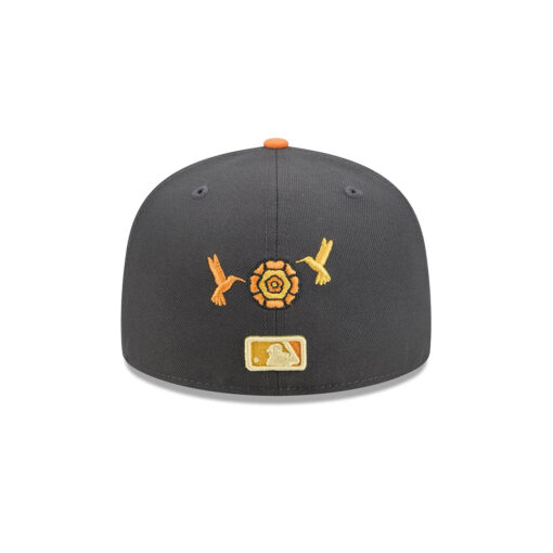 New York Yankees Day of the Dead Fitted Cap in Graphite Black