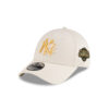 New York Yankees Floral Adjustable Cap in Ivory Cream 1 New York Yankees Floral Adjustable Cap in Ivory Cream