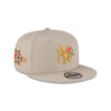 New York Yankees Floral Snapback in Ivory Cream