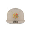 New York Yankees Floral Snapback in Ivory Cream