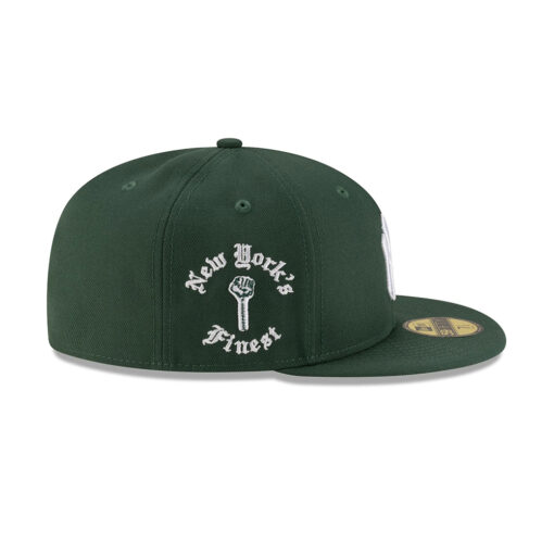 New York Yankees Front Patch Fitted Cap in Green