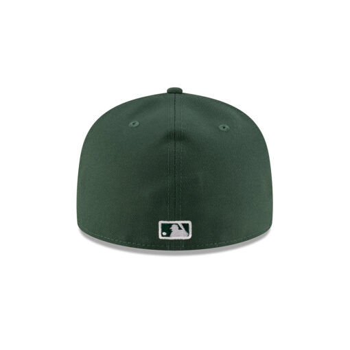 New York Yankees Front Patch Fitted Cap in Green