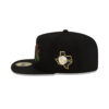New York Yankees Holiday Floral Fitted Cap in Black